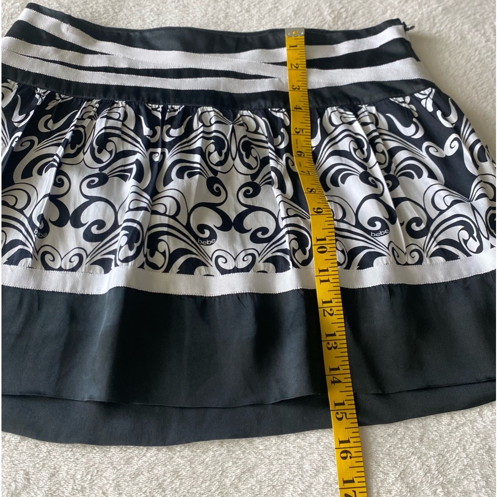 Bebe silk cotton miniskirt, size 8 - Picture 9 of 11
